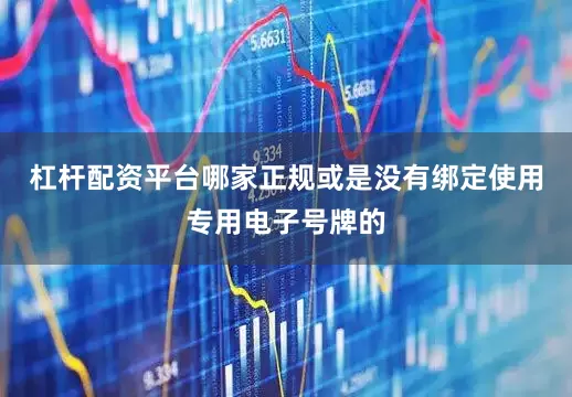 杠杆配资平台哪家正规或是没有绑定使用专用电子号牌的